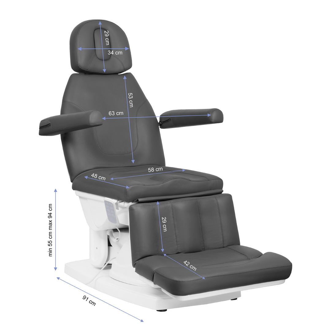 Behandelstoel Elektrisch Kate 4 Grijs 8