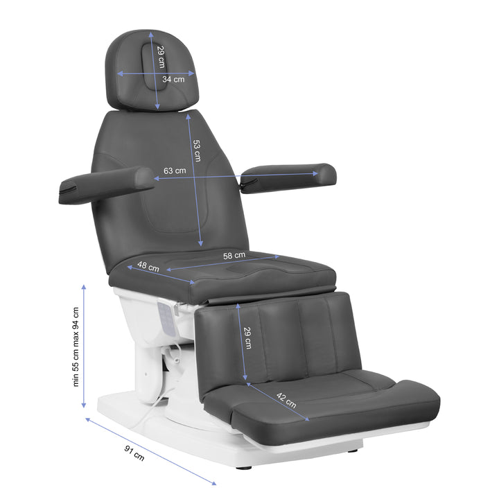 Behandelstoel Elektrisch Kate 4 Grijs 8