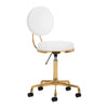 Tabouret H5 Goud Wit