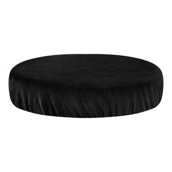 Stoelhoes Tabouret Fluweel Zwart