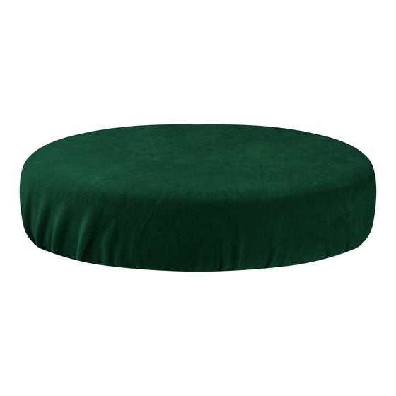 Stoelhoes Tabouret Fluweel Flessengroen