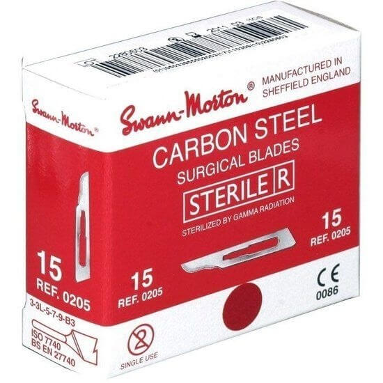 Swann Morton Mesje 15 steriel (100x)